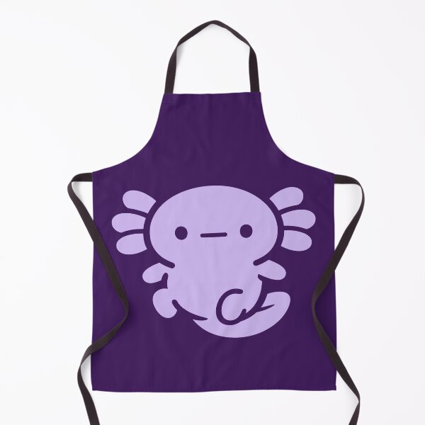 Item preview, Minimalist Purple Axolotl Flat Illustration Nature Art designed and sold by SplashTastic.