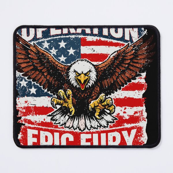 Item preview, Operation Epic Fury Ealge USA American Flag designed and sold by RDGNR.