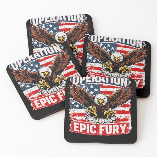 Item preview, Operation Epic Fury Ealge USA American Flag designed and sold by RDGNR.