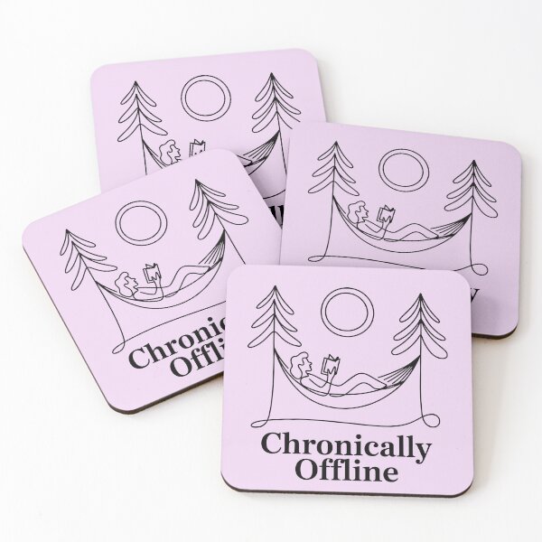 Item preview, Chronically Offline Minimalist Nature Line Art Gift designed and sold by Zayavca.