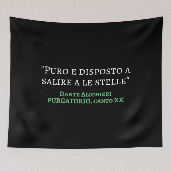 Item preview, Dante Alighieri Quote Purgatorio Canto XXXIII - Salire a le stelle designed and sold by Lemon Pepper.