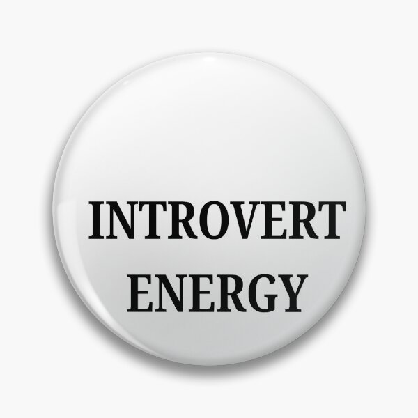 Item preview, Introvert Energy Minimalist Text designed and sold by BlondeBalance.