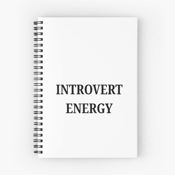 Item preview, Introvert Energy Minimalist Text designed and sold by BlondeBalance.