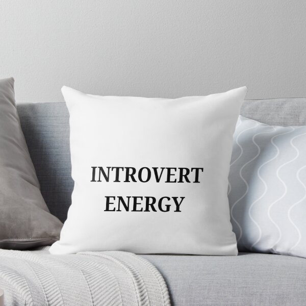 Item preview, Introvert Energy Minimalist Text designed and sold by BlondeBalance.