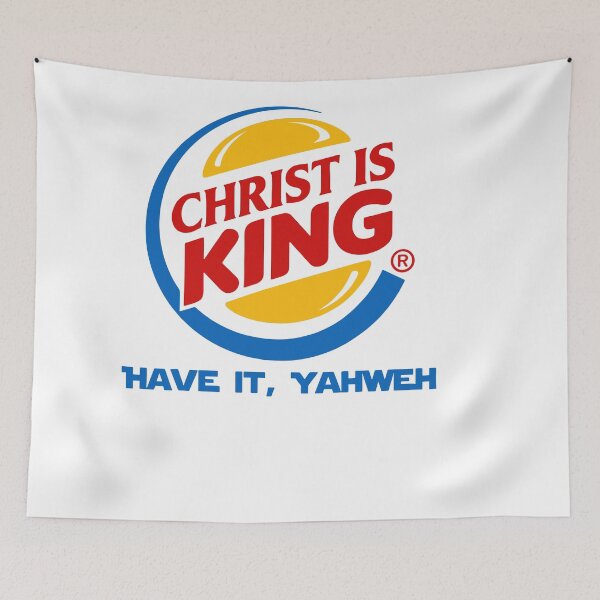 Item preview, Christ is King Have It God Jesus Christian Religious Graphic designed and sold by RDGNR.