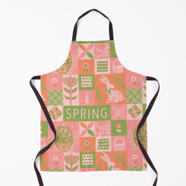 Item preview, Colourful spring illustration with Easter motifs designed and sold by natinart.