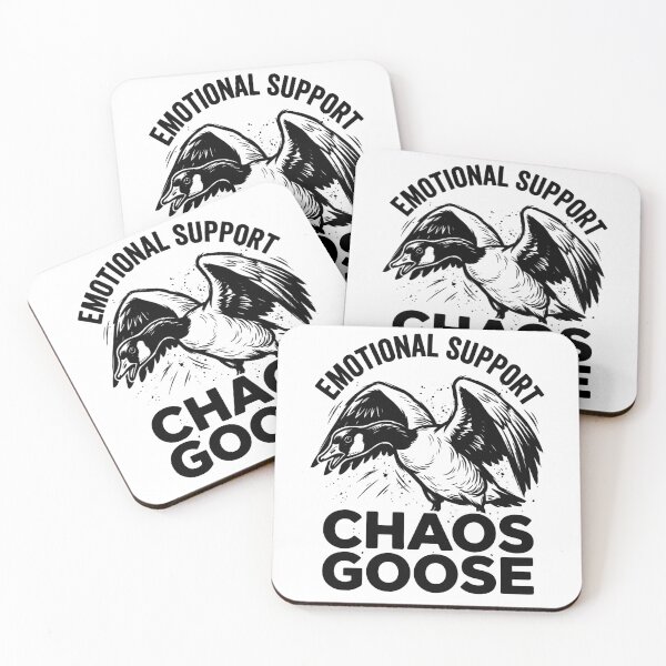 Item preview, Emotional Support Chaos Goose Design, Funny Angry Goose Gift, Chaotic Goose Meme Graphic Tee designed and sold by AsturShop.