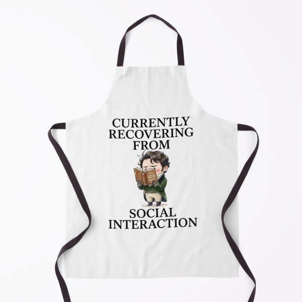 Item preview, Currently Recovering From Social Interaction Chibi Pride And Prejudice designed and sold by Fenay Designs.