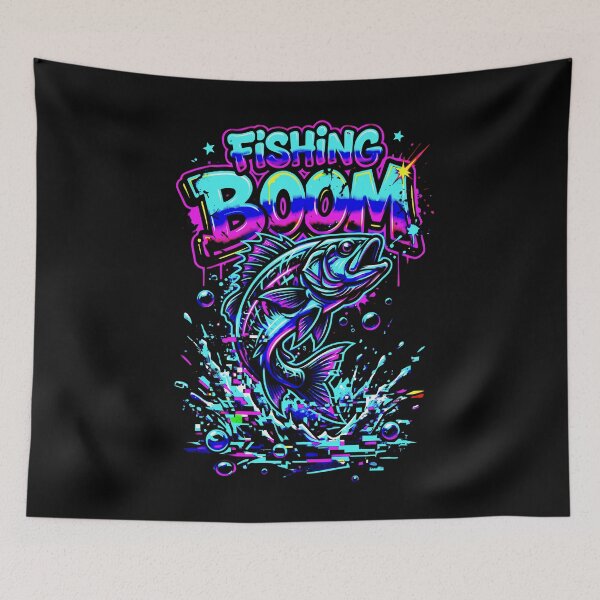 Item preview, Neon Fishing Boom Fishing Neon Fish designed and sold by SplashTastic.
