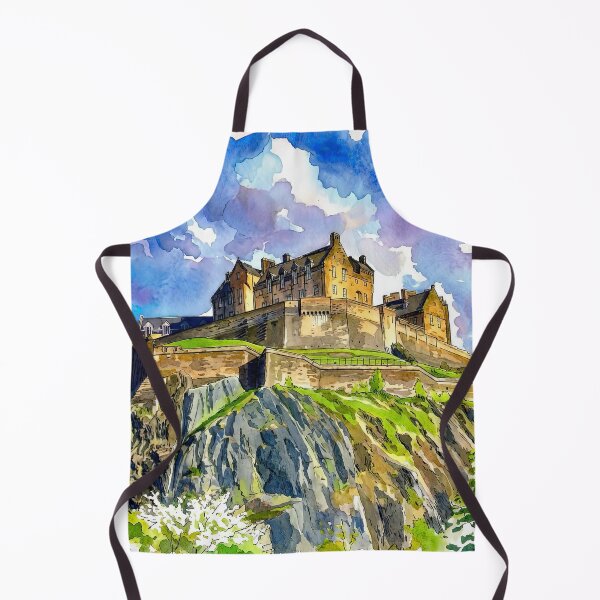 Item preview, Edinburgh Castle, Watercolour Painting designed and sold by davidelder.