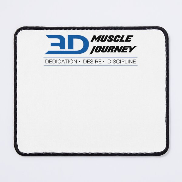 Item preview, 3D Black Logo Muscle Journey Dedication Desire Discipline designed and sold by amandac9.