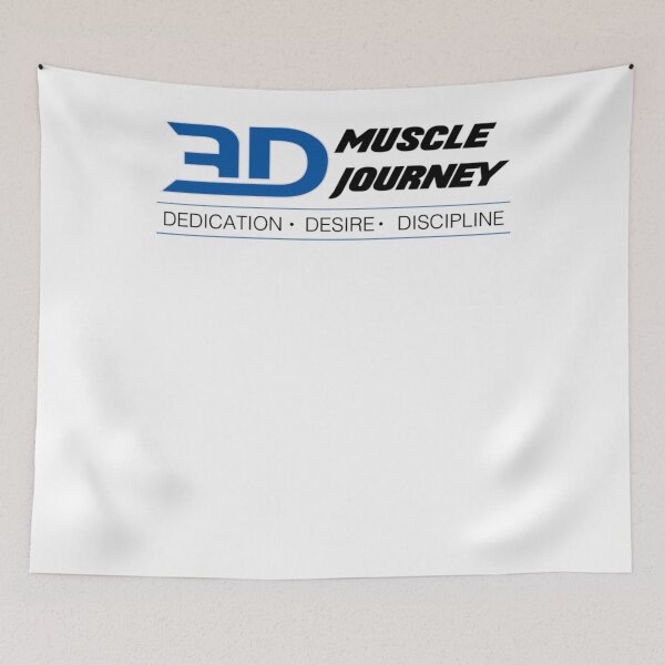 Item preview, 3D Black Logo Muscle Journey Dedication Desire Discipline designed and sold by amandac9.