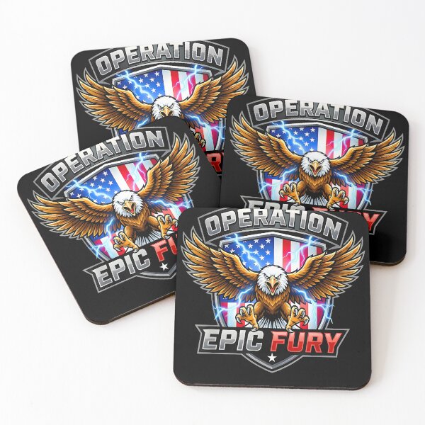 Item preview, Operation Epic Fury Eagle USA Flag And Lightning designed and sold by RDGNR.