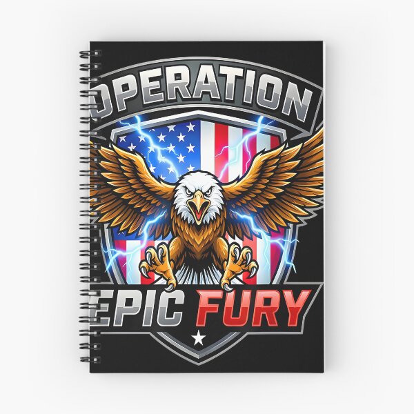 Item preview, Operation Epic Fury Eagle USA Flag And Lightning designed and sold by RDGNR.