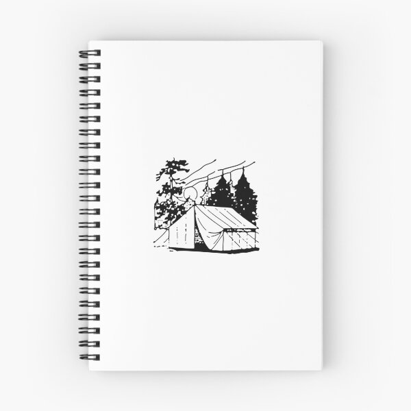 Item preview, Camping Black and White designed and sold by ktthegreat.