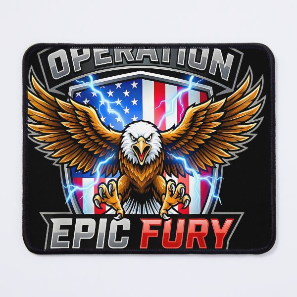 Item preview, Operation Epic Fury Eagle USA Flag And Lightning designed and sold by RDGNR.