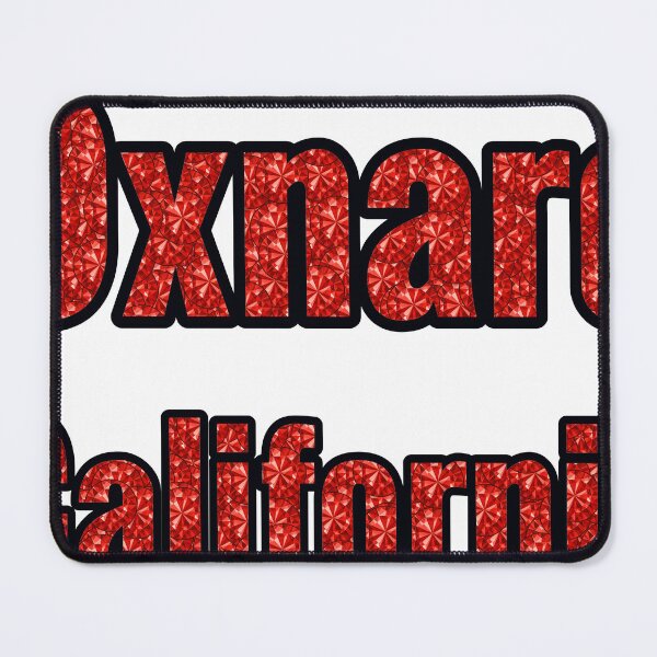 Item preview, Oxnard California City Name With Red Rhinestone designed and sold by TheIconSmith.