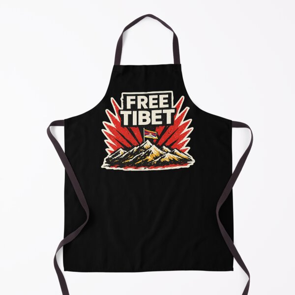 Item preview, Free Tibet – Tibetan Freedom Protest Design, Human Rights Activism Graphic designed and sold by Lunaria Arts.