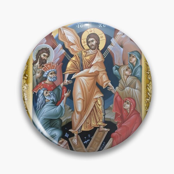 Item preview,  Resurrection of Jesus Christ,Anastasis, Orthodox icon icon in a frame designed and sold by orthodox-icon.