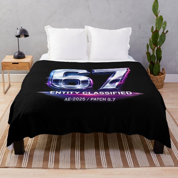 Item preview, Cyberpunk Entity 67 Cyberpunk Futuristic Number designed and sold by SplashTastic.