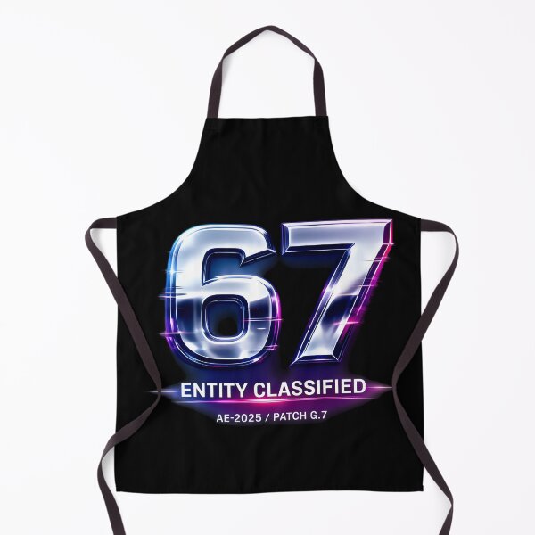 Item preview, Cyberpunk Entity 67 Cyberpunk Futuristic Number designed and sold by SplashTastic.