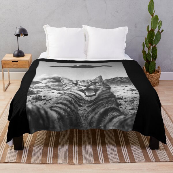 Item preview, B-2 Bomber Stealth Flyover USA UFO Aircraft Funny Cat Selfie designed and sold by RDGNR.