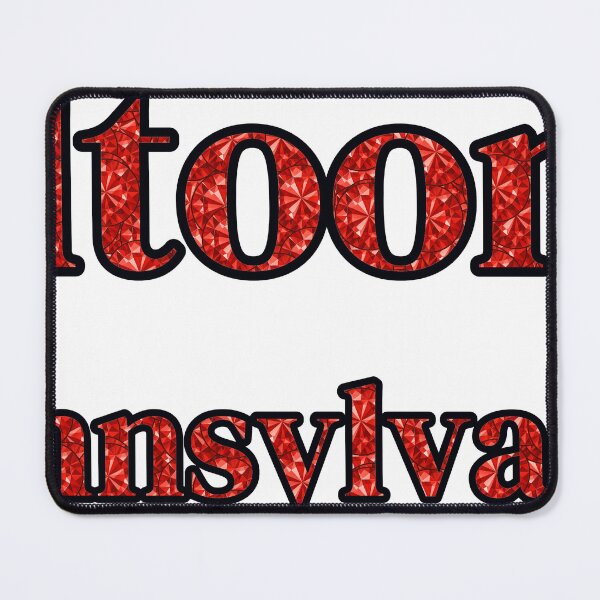 Item preview, Altoona Pennsylvania City Name With Red Rhinestone designed and sold by TheIconSmith.