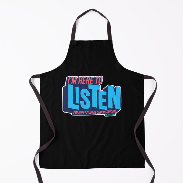 Item preview, I'M Here To Listen - White Background Blocky designed and sold by amandac9.