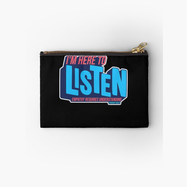 Item preview,  I'M Here To Listen - White Background Blocky designed and sold by amandac9.