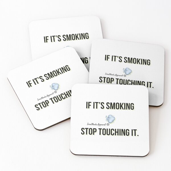 Item preview, If It’s Smoking, Stop Touching It – Funny Electrician T-Shirt | Bold Electrical Safety Humor Tee designed and sold by IronMade Apparel.