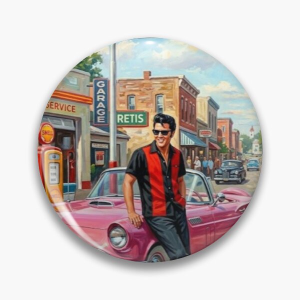 Artikelvorschau, Boxenstopp im Goldenen Zeitalter: Elvis im Retro-Americana entworfen und verkauft von Art's Diner.