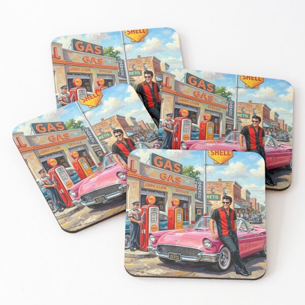 Item preview, Golden Era Pit Stop: Elvis in Retro Americana designed and sold by Art's Diner.