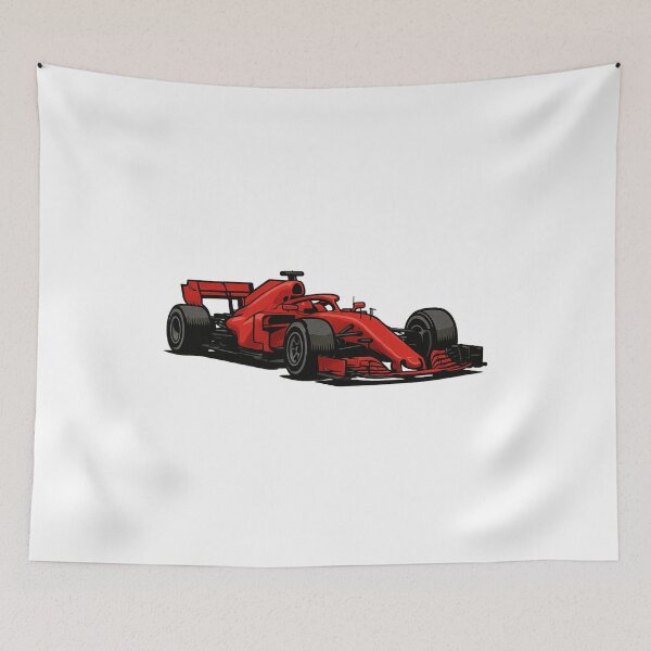 Item preview, Red One Racer Motorsport Art designed and sold by thesmilngnature.