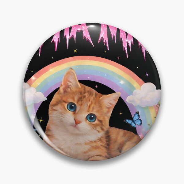 Item preview, Alpha Male Funny Kitten Rainbow Floral Hilarious Cat Meme Cat Lovers designed and sold by RDGNR.