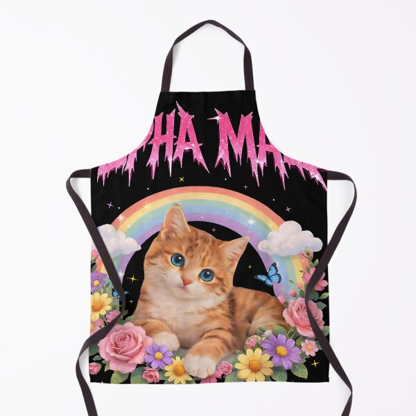 Item preview, Alpha Male Funny Kitten Rainbow Floral Hilarious Cat Meme Cat Lovers designed and sold by RDGNR.