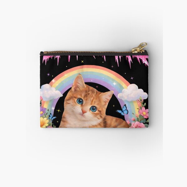 Item preview, Alpha Male Funny Kitten Rainbow Floral Hilarious Cat Meme Cat Lovers designed and sold by RDGNR.