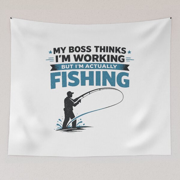 Item preview, My Boss Thinks I’m Working designed and sold by StrawDesign.