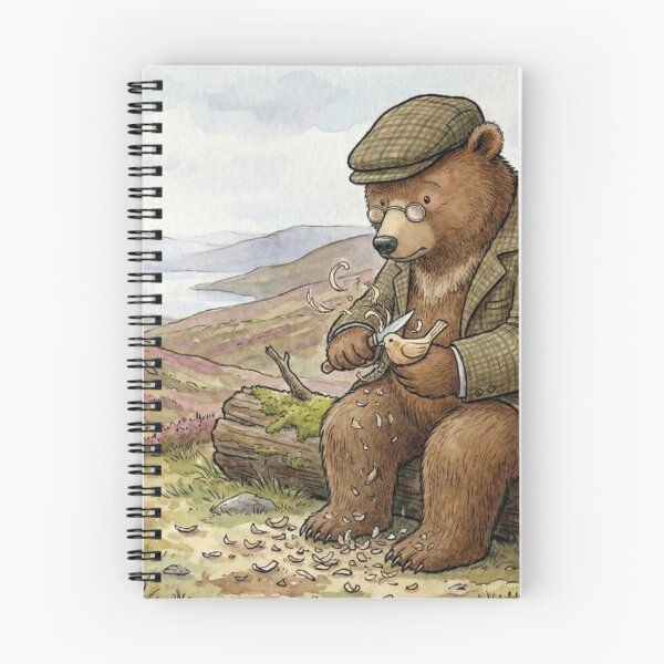 Item preview, The Countryside Whittler: Whimsical Bear in Tweed designed and sold by Englandbear.