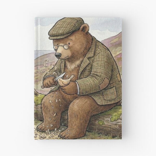 Item preview, The Countryside Whittler: Whimsical Bear in Tweed designed and sold by Englandbear.