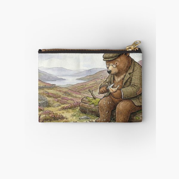 Item preview, The Countryside Whittler: Whimsical Bear in Tweed designed and sold by Englandbear.