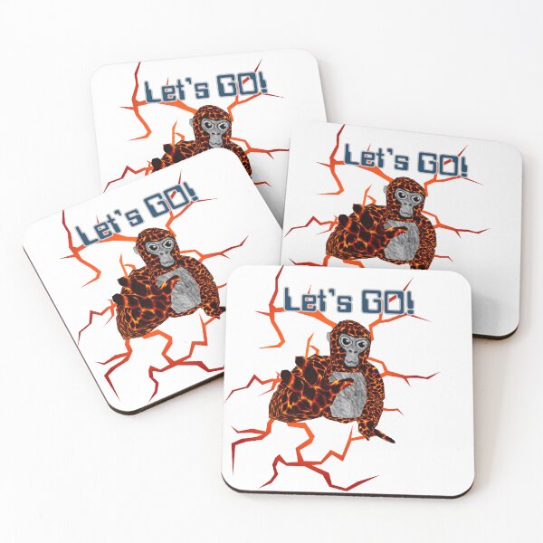 Item preview, Let's Go Lava Monkey Gorilla  Gifts designed and sold by CreativeJuicesCanada.