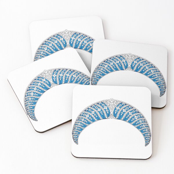 Item preview, Duchess of Westminister's Blue Enamel Kokoshnik  designed and sold by FreeOrca.