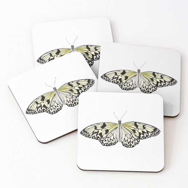 Artikelvorschau, Papierdrachen-Schmetterling (Idea leuconoe) – Aquarell-Tierkunst entworfen und verkauft von veroniquecole.