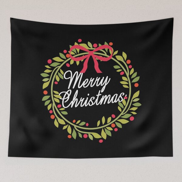 Item preview, Merry Christmas Wreath designed and sold by Jared Davies.