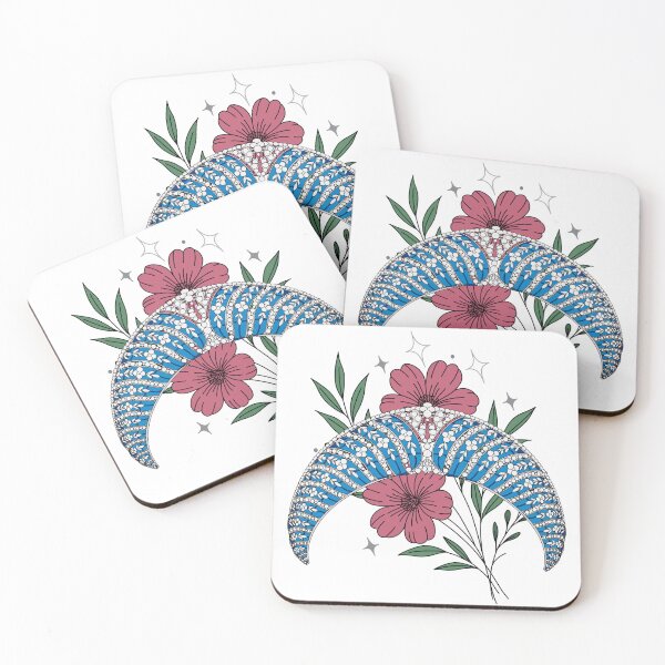 Item preview, Duchess of Westminister's Blue Enamel Kokoshnik Flowers designed and sold by FreeOrca.