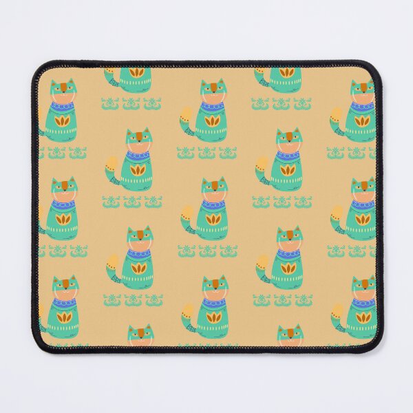 Item preview, Cat folk style design designed and sold by Newprojectart.
