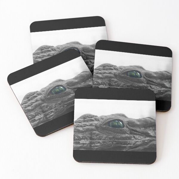 Item preview, Intense Crocodile Eye Close-Up - Majestic Wildlife Photography designed and sold by AbulailArt.
