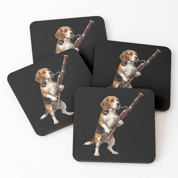 Item preview, Beagle Playing Bassoon Player Bassoonist Dog Lover designed and sold by TerryConnells.