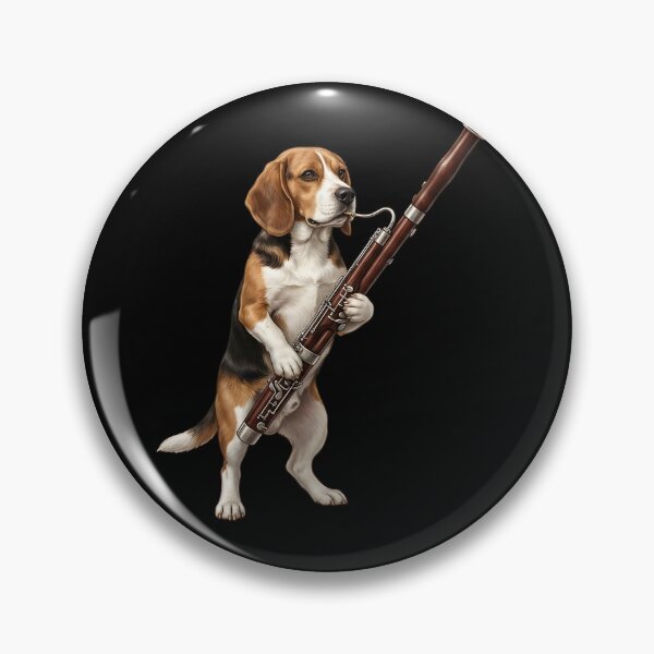Item preview, Beagle Playing Bassoon Player Bassoonist Dog Lover designed and sold by TerryConnells.
