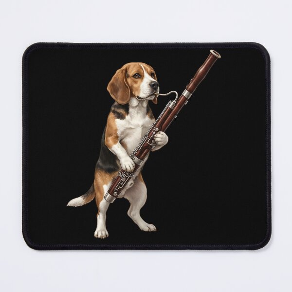 Item preview, Beagle Playing Bassoon Player Bassoonist Dog Lover designed and sold by TerryConnells.